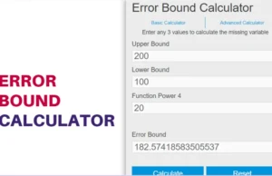 Error Bound Calculator