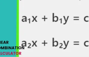 Linear Combination Calculator